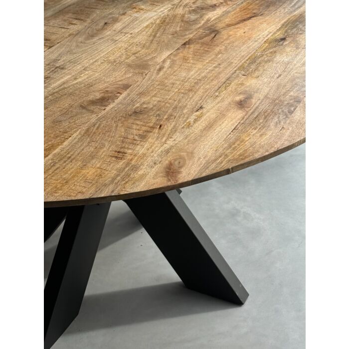 Eettafel Rond Mango 150x150cm