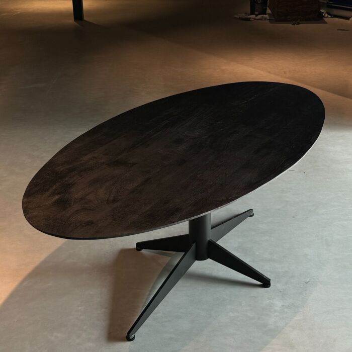 Eettafel Massief Mango 220x100 Cm 