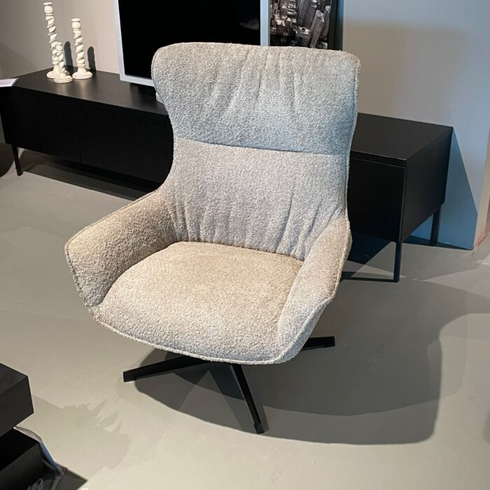 Draaifauteuil Teddy Taupe