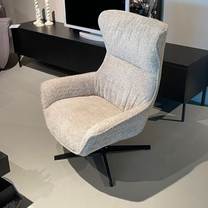 Draaifauteuil Teddy Taupe