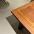 Teak Tafel Met Stalen Poot