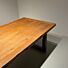 Teak Tafel Met Stalen Poot