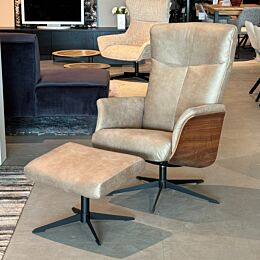 Draaifauteuil Teddy Taupe